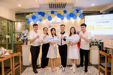 CHÚC MỪNG LỄ KỶ NIỆM 04 NĂM NGÀY THÀNH LẬP CÔNG TY TNHH KINH DOANH DỊCH VỤ ST VIỆT NAM