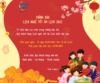 [LỊCH NGHỈ TẾT NGUYÊN ĐÁN NHÂM DẦN 2022]