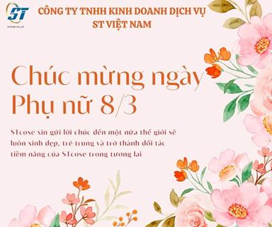 STCOSE CHÚC MỪNG NGÀY QUỐC TẾ PHỤ NỮ 8/3