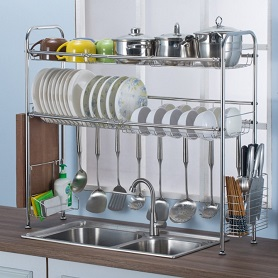 Kệ Bát Inox Trên Chậu Rửa
