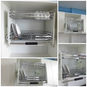 Kệ Nâng Hạ Trong Tủ Bếp